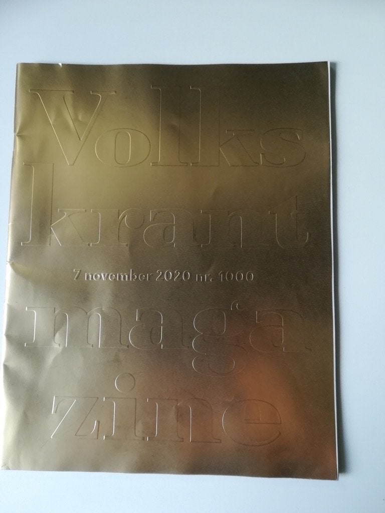 1000ste magazine Volkskrant 7-11-2020, Ophalen of Verzenden, Zo goed als nieuw, Krant