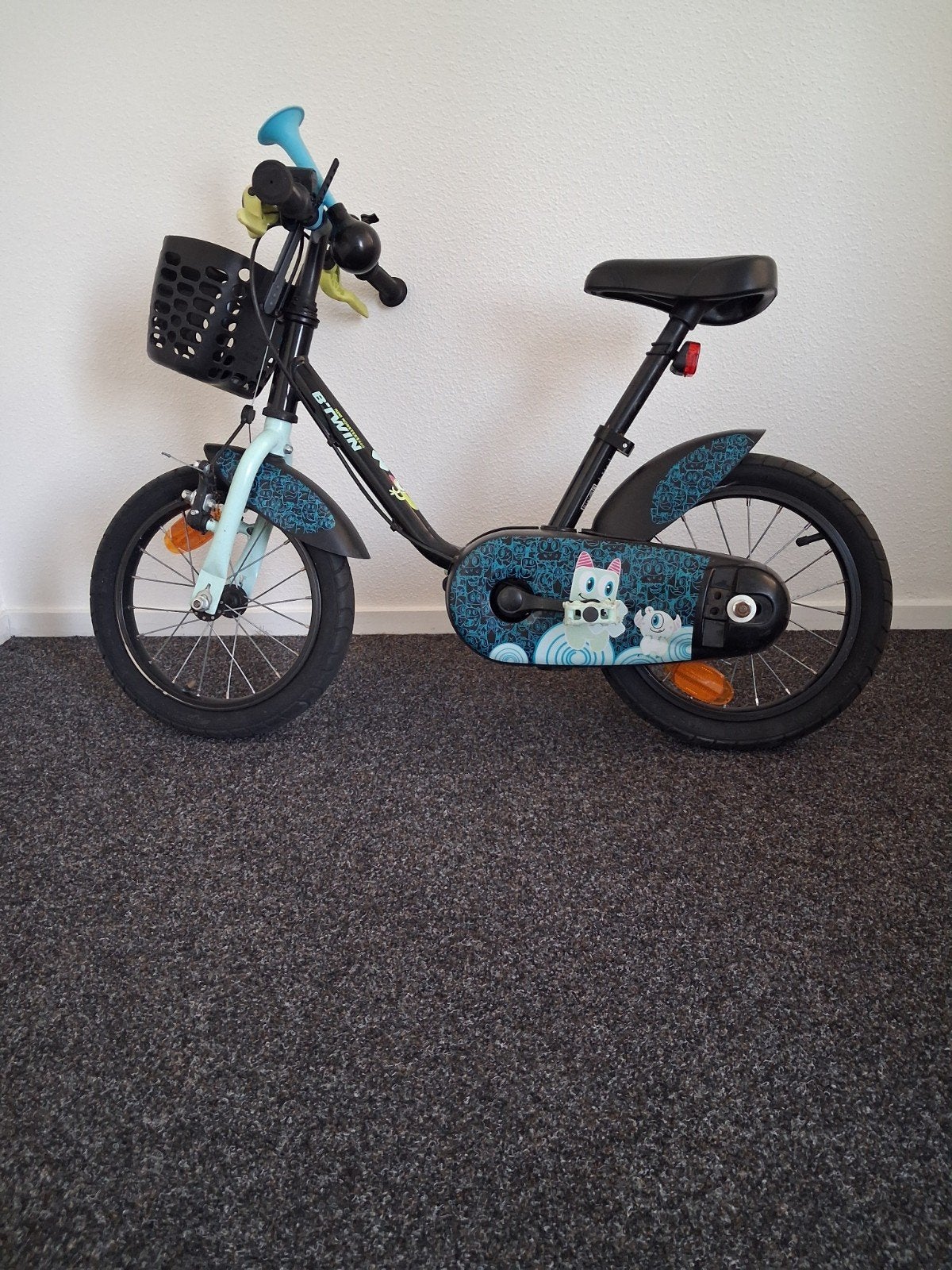B'Twin Kinderfiets 16 inch met zijwieltjes, Ophalen of Verzenden