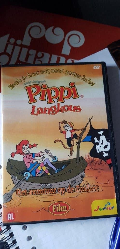 dvd Pippi Langkous-het avontuur op de Zuidzee (Z224-5), Cd's en Dvd's, Dvd's | Kinderen en Jeugd, Zo goed als nieuw, Alle leeftijden