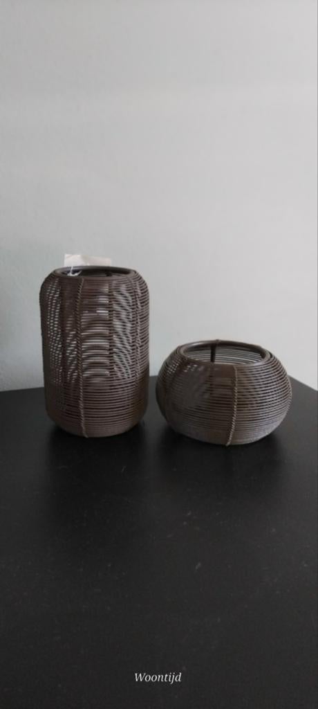 2-delige Windlichten set Nieuw Light&Living, Light&Living, Onbekend, Nieuw, Ophalen of Verzenden