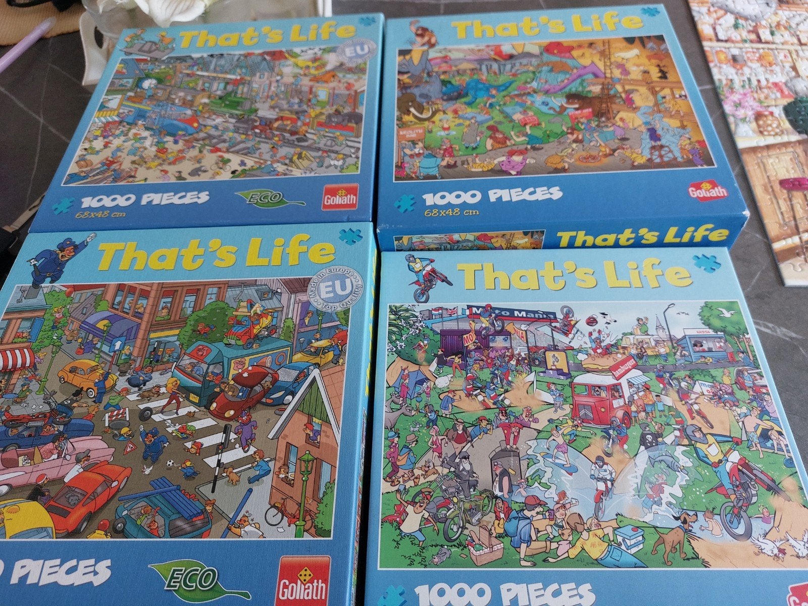 legpozzels, Ophalen, 500 t/m 1500 stukjes, Gebruikt