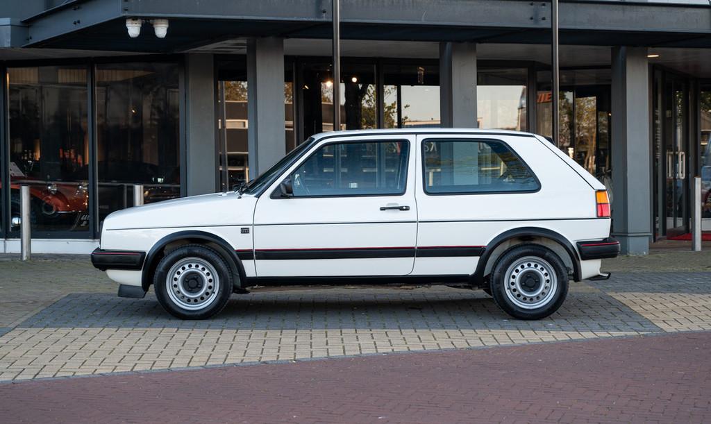 Volkswagen Golf Mk2 GTI (bj 1989), Stof, Zwart, Volkswagen, Wit