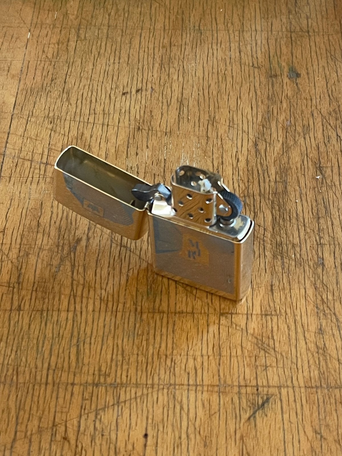 Gouden Zippo, Verzamelen, Ophalen of Verzenden, Zo goed als nieuw, Aansteker