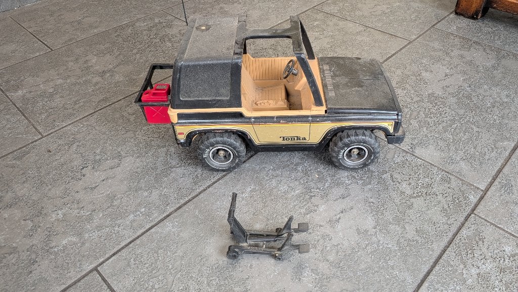 Tonka Jeep, Ophalen, Gebruikt