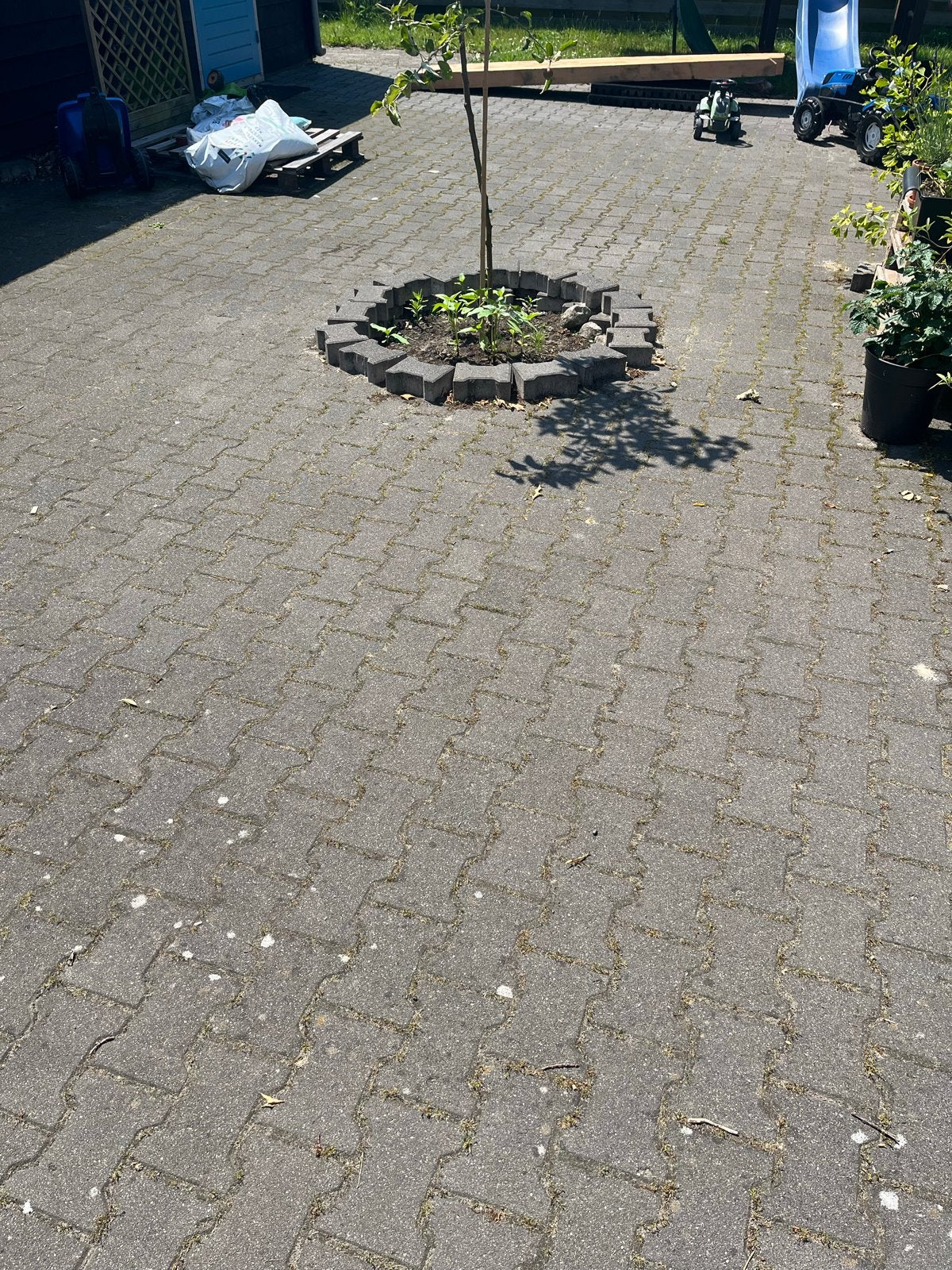 betonnen H klinkers voor oprit of terras, Ophalen, Klinkers, Zo goed als nieuw, 10 m² of meer