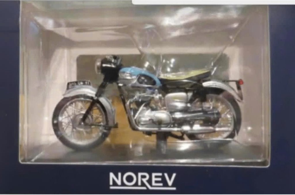 Triumph Bonneville 1959 schaal 1/18 Norev ref. 182040, Hobby en Vrije tijd, Modelauto's | 1:18, Ophalen of Verzenden, Nieuw, Motor