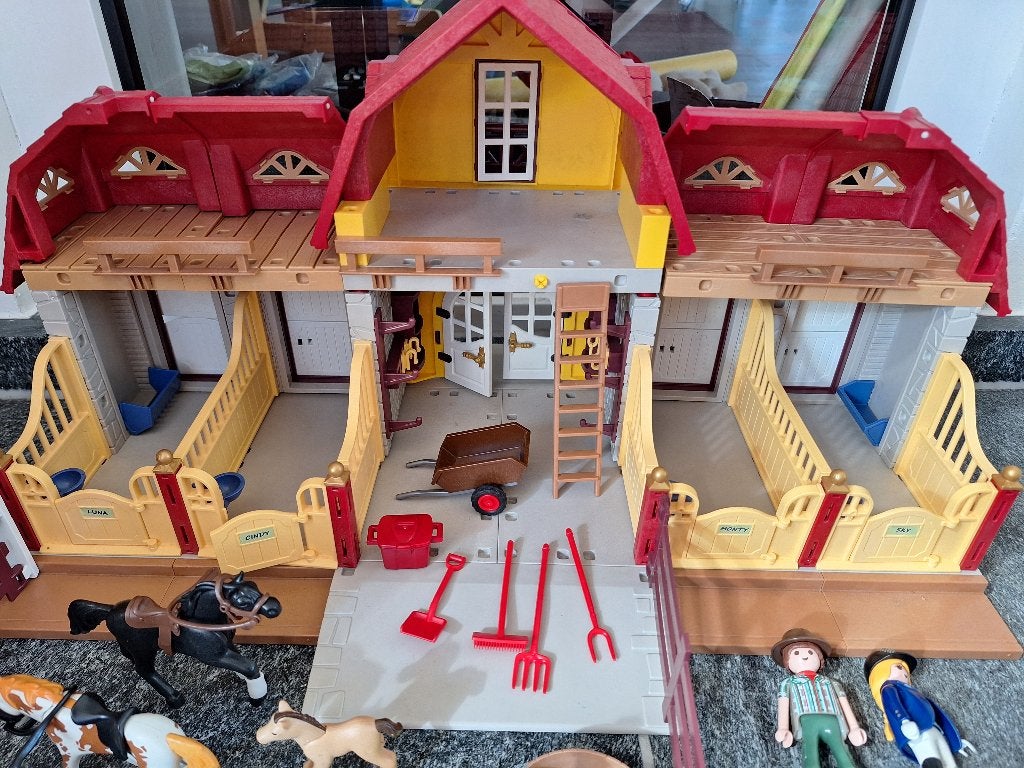 Playmobil paardenranch 5221, Gebouw, Complete set, Ophalen of Verzenden, Zo goed als nieuw