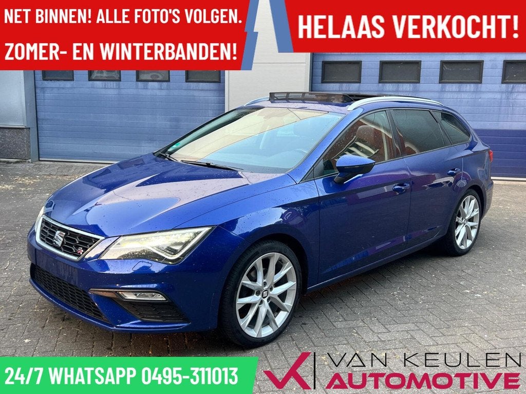 Seat Leon ST 1.4 TSI FR l 1 eigenaar! l Pano l Carplay l Vol, Auto's, Gebruikt, 4 cilinders, Handgeschakeld, 1177 kg