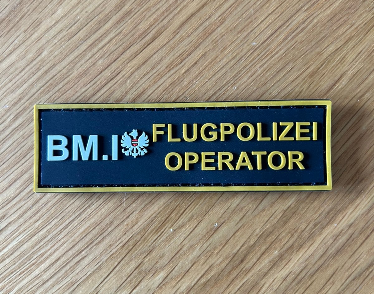 Patch Flugpolizei, Verzenden, Luchtmacht, Nederland, Embleem of Badge