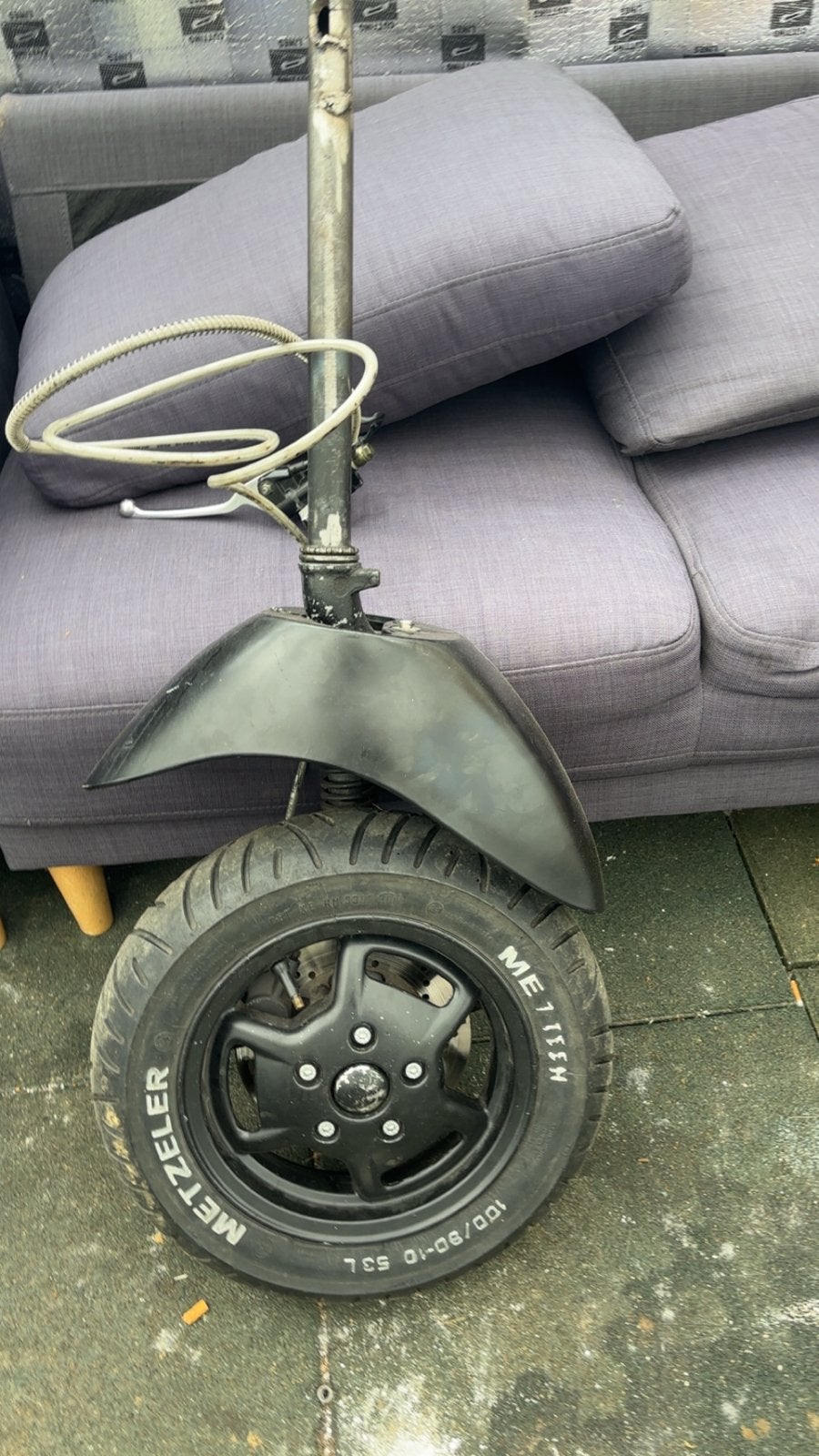 Omgelaste Zip SP vork met voorrem op druk, Verzenden, Gebruikt, Overige typen, Piaggio