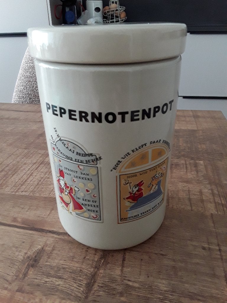 pepernoten pot, Ophalen of Verzenden, Zo goed als nieuw