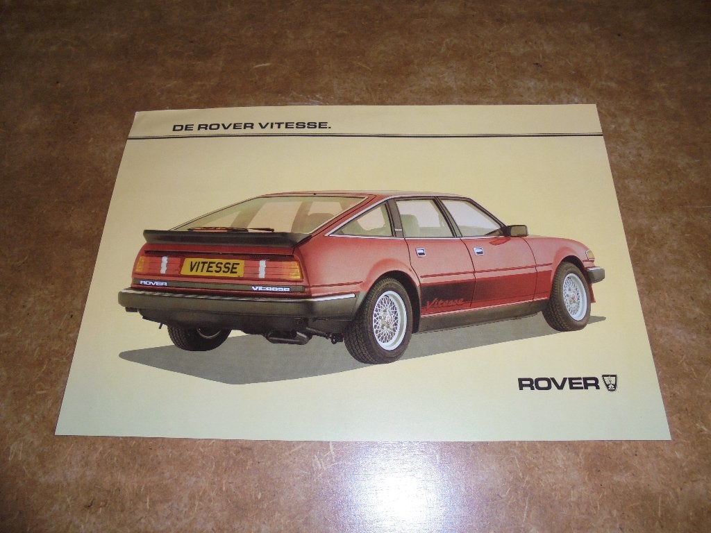 leaflet Rover 3500 Vitesse, Ophalen of Verzenden, Zo goed als nieuw, Overige merken