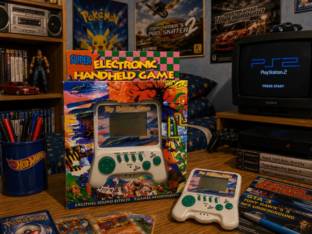 Electronic Handheld Game LCD - Sky Shooter - Tested, Ophalen of Verzenden, Zo goed als nieuw