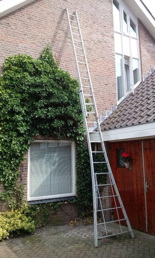 Reformladder 2x14 A stand, Ophalen, Zo goed als nieuw, 2 tot 4 meter