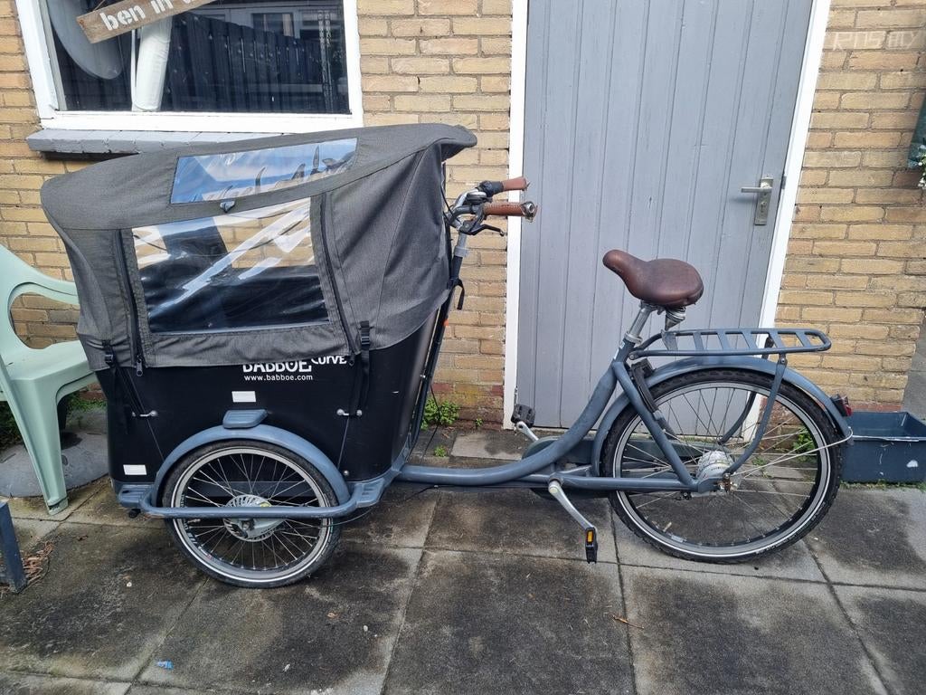 Babboe Curve bakfiets, niet elektrisch, Fietsen en Brommers, Fietsen | Bakfietsen, Gebruikt, Overige merken, 4 kinderen of meer