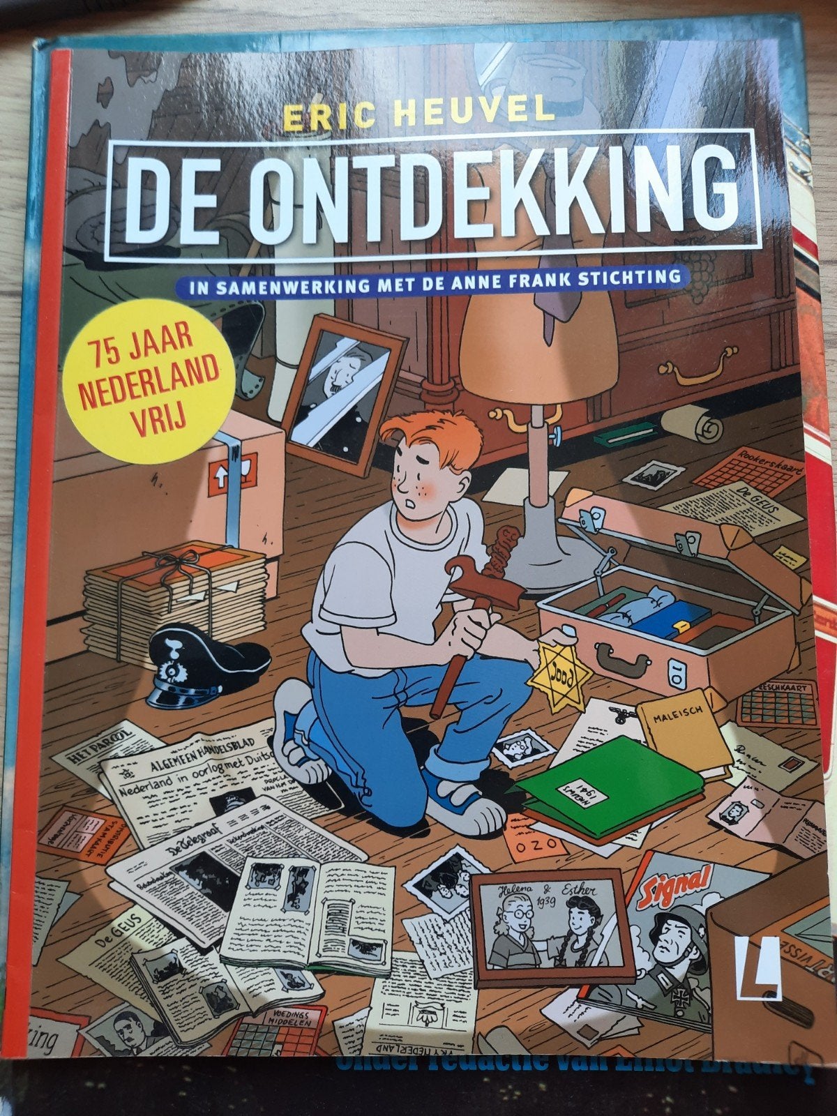 De Ontdekking - Eric Heuvel (75 jaar Nederland Vrij), Boeken, Eén stripboek, Ophalen of Verzenden, Zo goed als nieuw, Eric Heuvel