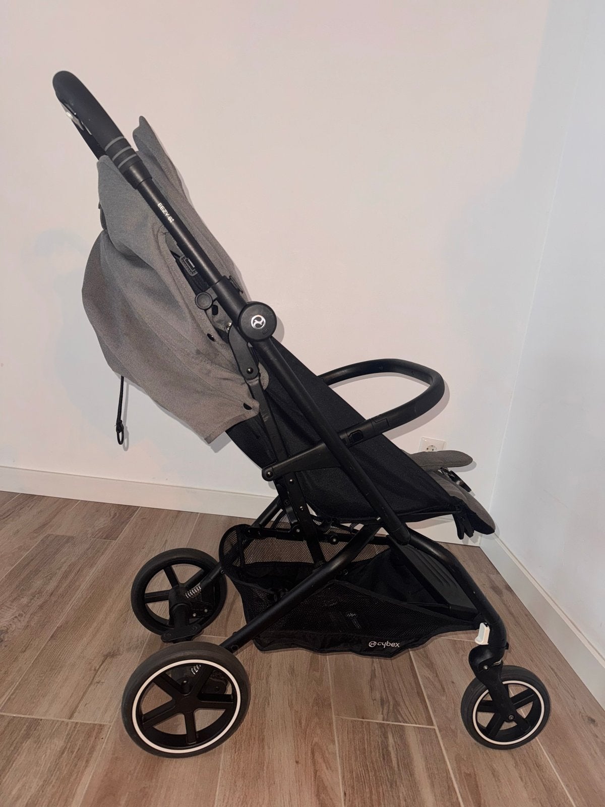 Cybex Eezy S Buggy - Soho Grey, Kinderen en Baby's, Buggy's, Ophalen, Zo goed als nieuw, Overige merken, Zonnekap