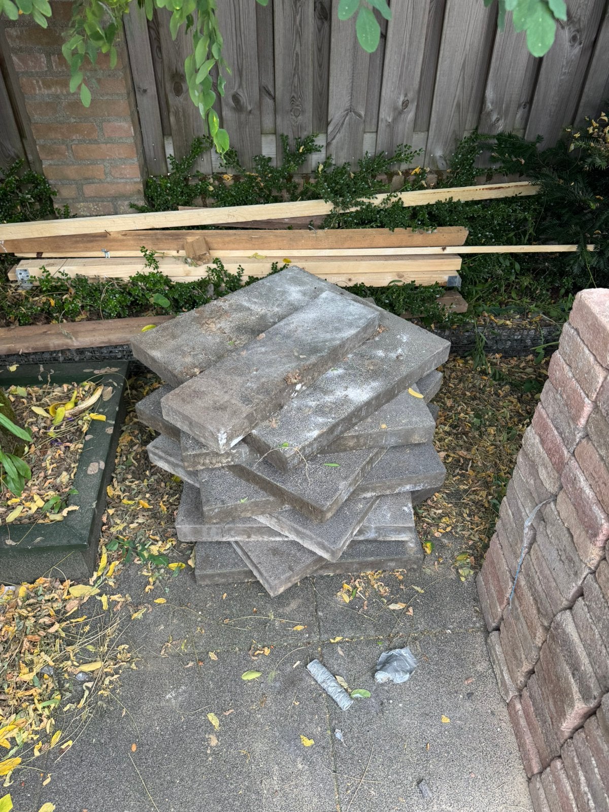 Tuin tegels, Ophalen, Gebruikt, Overige materialen, Terrastegels