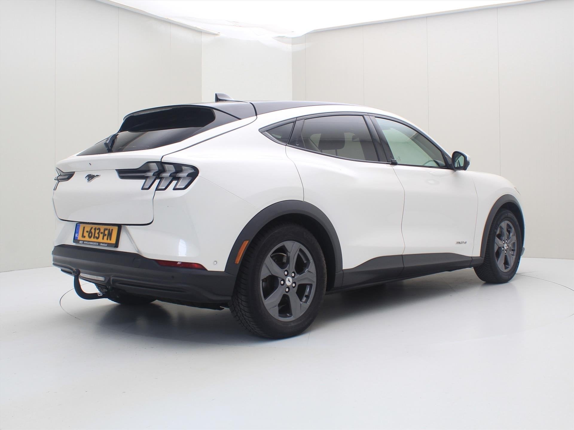 Ford Mustang Mach-E 75kWh RWD 269PK 94% SoH [ TREKHAAK+PANOR, Automaat, Gebruikt, 258 pk, Wit
