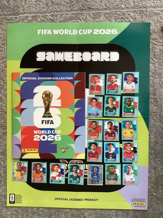 WK 2026 stickers + album + poster (panini), Verzamelen, Ophalen, Zo goed als nieuw