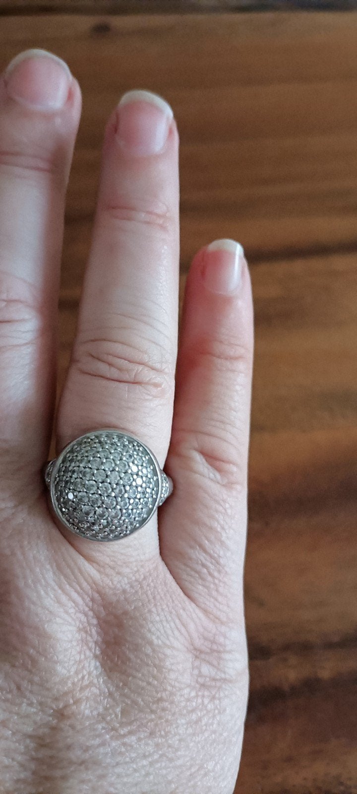 zilveren ring van ti sento maat 56, Ophalen of Verzenden, Zo goed als nieuw, 17 tot 18, Dame