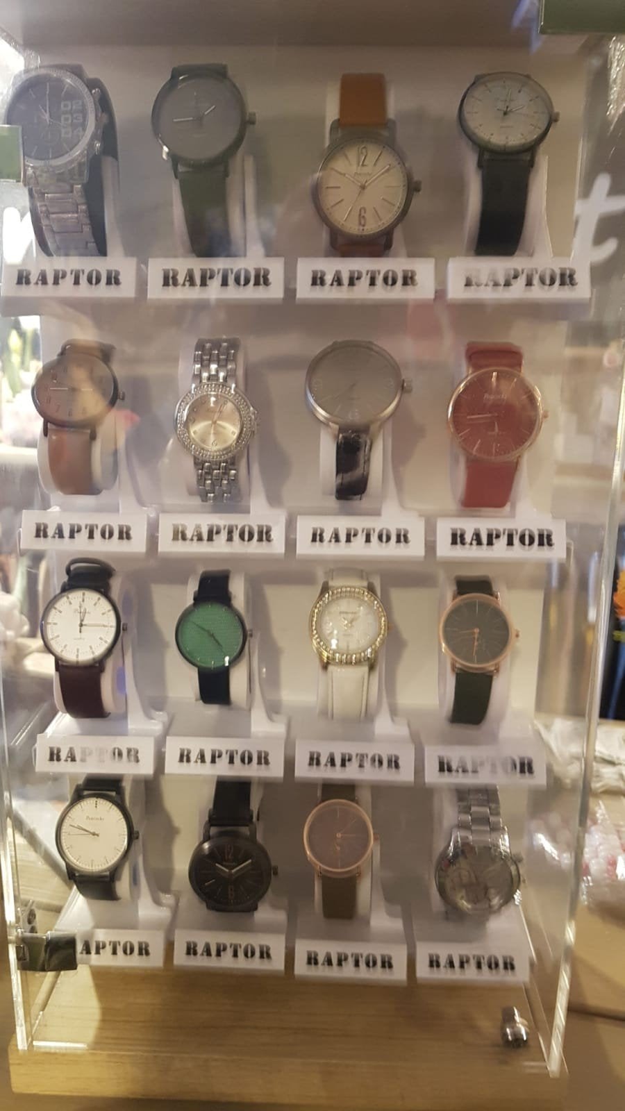 horloge balie vitrine, Ophalen, Zo goed als nieuw