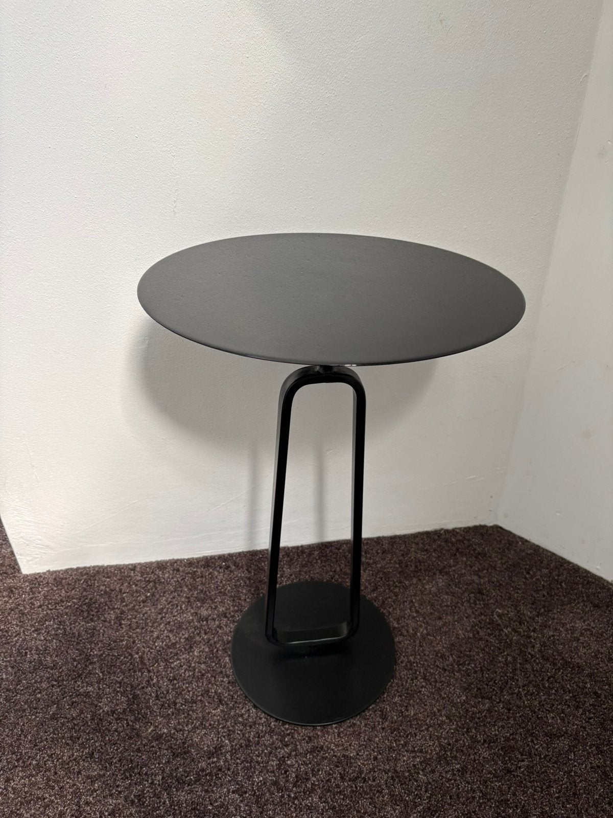 Bijzettafel, Ophalen, Minder dan 55 cm, Metaal of Aluminium, Rond
