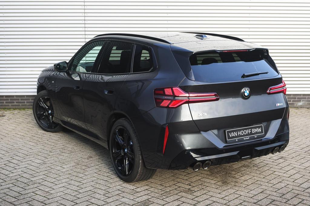 BMW X3 M50 Automaat / Panoramadak / Trekhaak / Sportstoelen, Auto's, BMW, Zwart, Leder, Bedrijf, 2998 cc