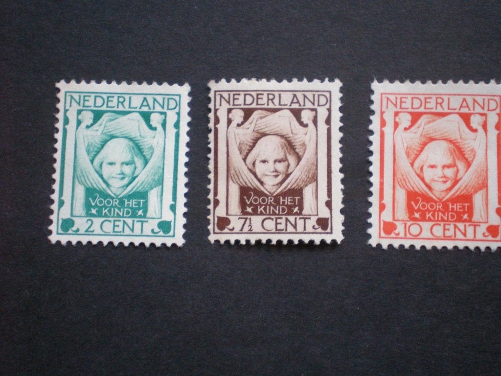 Nederland NVPH 141-143 ongebruikt ( U 554)..€ 1,75, Postzegels en Munten, Postzegels | Nederland, Verzenden