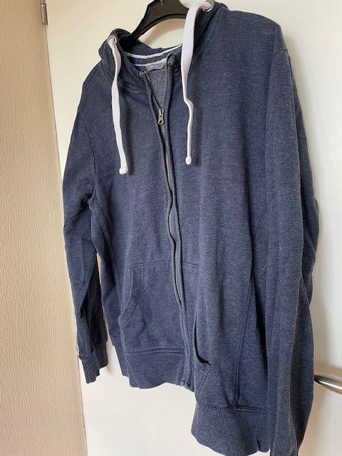 blauw vest met capuchon maat XL, Ophalen of Verzenden, Gedragen, Maat 56/58 (XL), Blauw