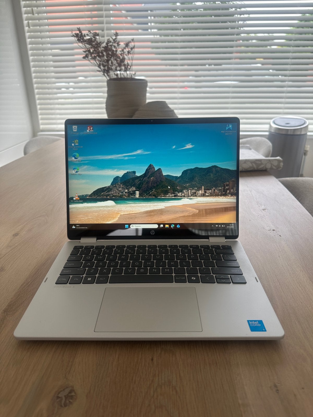 HP OmniBook laptop 5 Flip 14 Core 5 16GB RAM 512GB SSD, 2 tot 3 Ghz, Qwerty, Ophalen of Verzenden, Zo goed als nieuw
