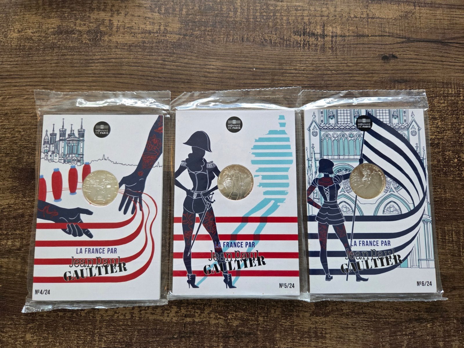 ilveren 10 euromunt La France par Jean Paul Gaultier, Ophalen of Verzenden, Zilver
