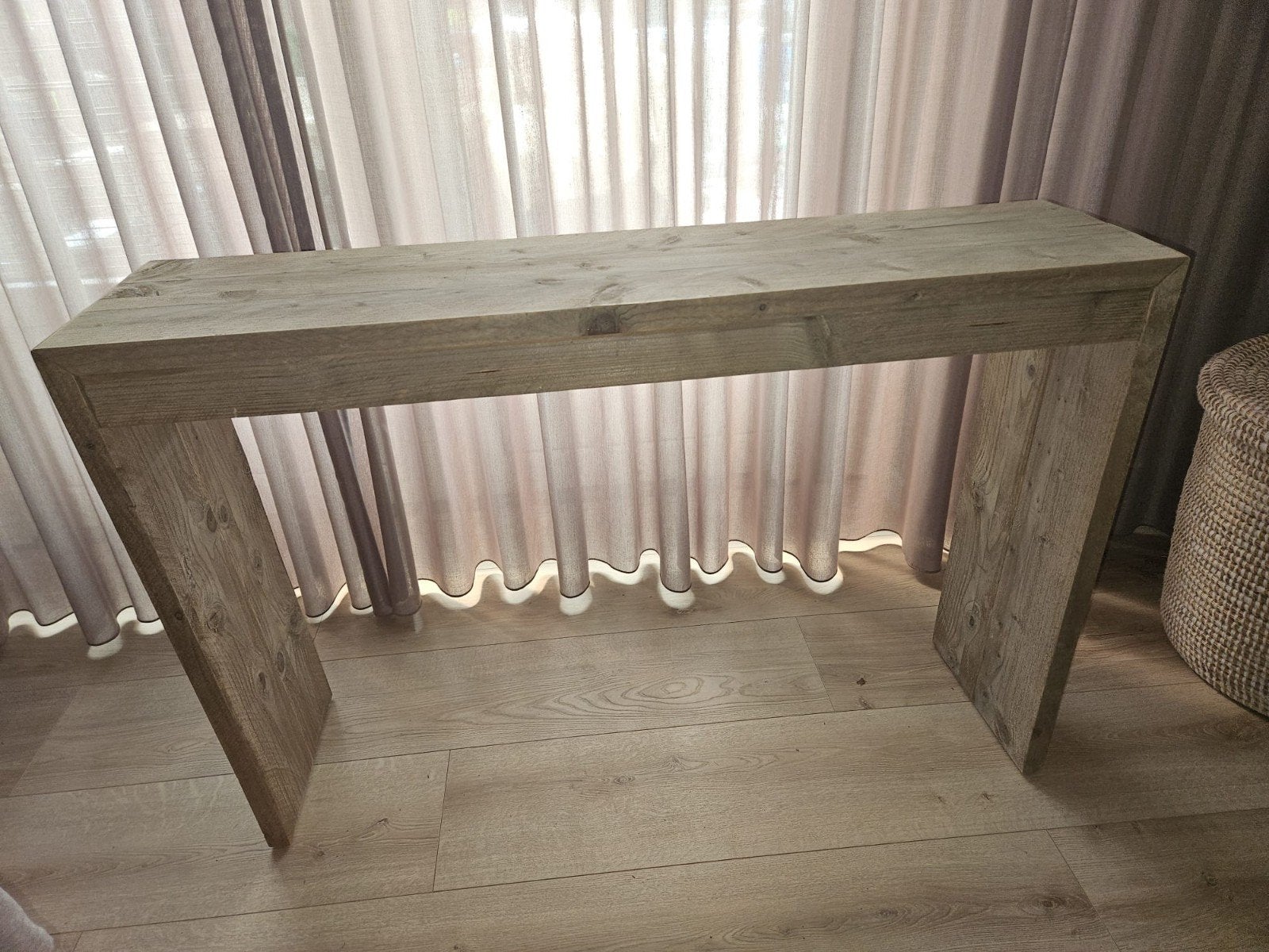Sidetable, steigerhout, Ophalen