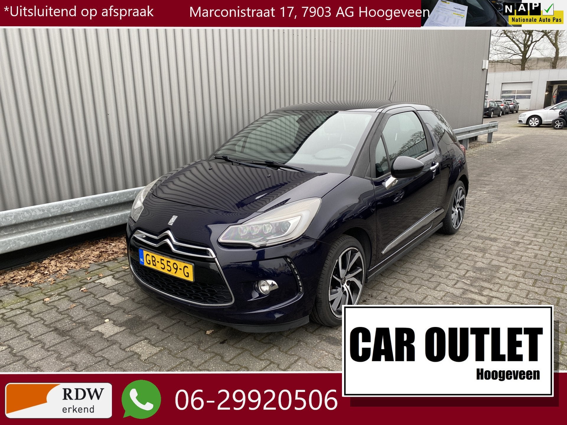 Citroën DS3 1.2 PureTech So Chic 155Dkm.NAP, Clima, Navi, C