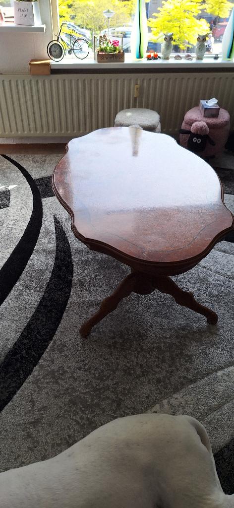 saloontafel, Huis en Inrichting, Ophalen, Gebruikt, 100 tot 150 cm, 50 tot 100 cm