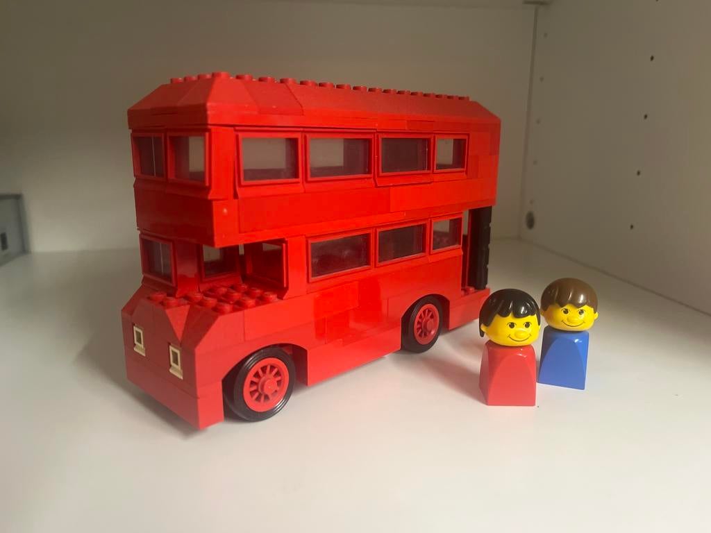 Vintage LEGO 384 London Bus (1973), Ophalen of Verzenden, Gebruikt