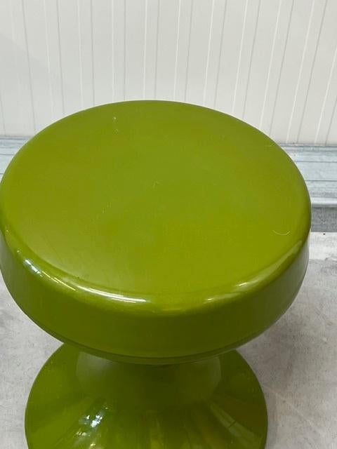 Emsa kruk vintage space age krukje jaren 70 stool groen, Kunststof, Gebruikt, Emsa, Ophalen of Verzenden