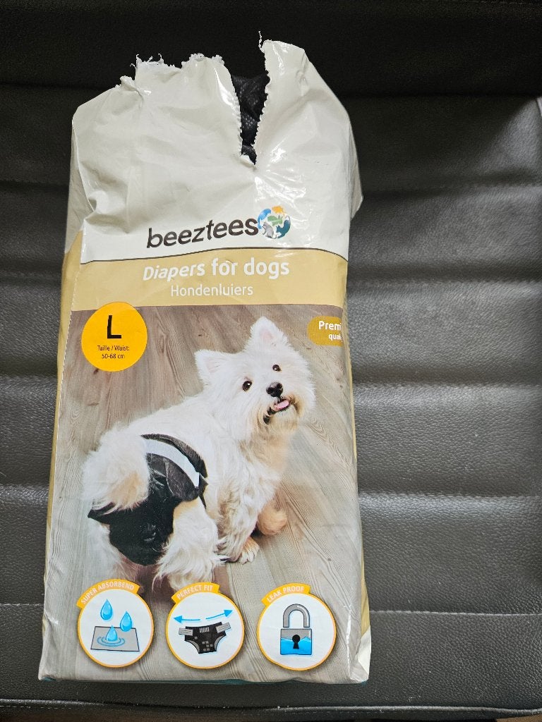 Luiers voor honden Beeztees maat L, Dieren en Toebehoren, Beeztees, Ophalen of Verzenden, Nieuw, Overige typen