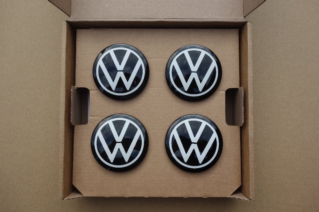 VW Dynamische naafdoppen Nieuw en Originele set, Ophalen of Verzenden, Nieuw, Volkswagen