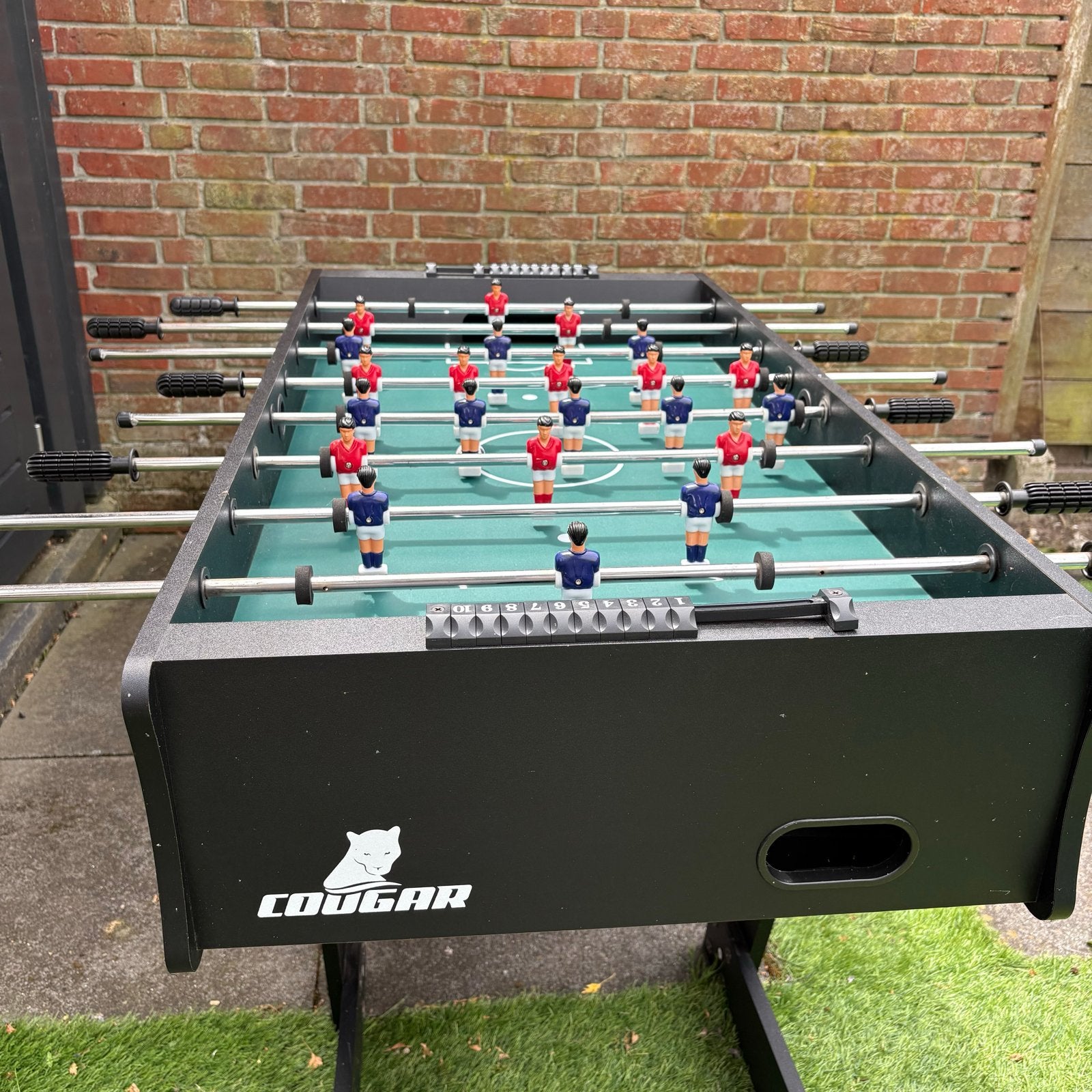 Cougar Tafelvoetbaltafel - Opvouwbaar en Verrijdbaar, Ophalen, Zo goed als nieuw