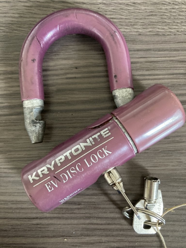 Schijfremslot voor motorfiets, Motoren, Accessoires | Sloten, Ophalen of Verzenden, Gebruikt