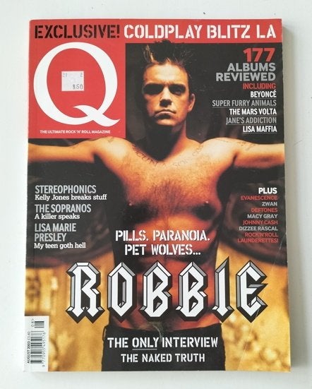 Q magazine Robbie Williams Johnny Cash Stereophonics Prodigy, Verzamelen, Ophalen of Verzenden, Zo goed als nieuw, Boek, Tijdschrift of Artikel