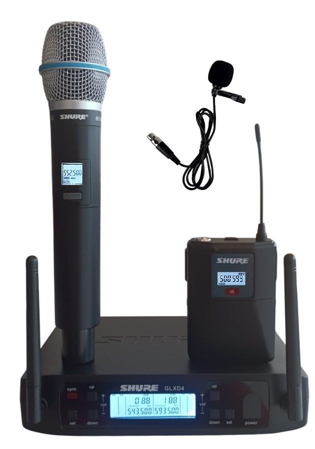 Nieuwe Shure GLXD4 met 1 handheld & 1 dasspeld, Ophalen of Verzenden, Nieuw, Complete set