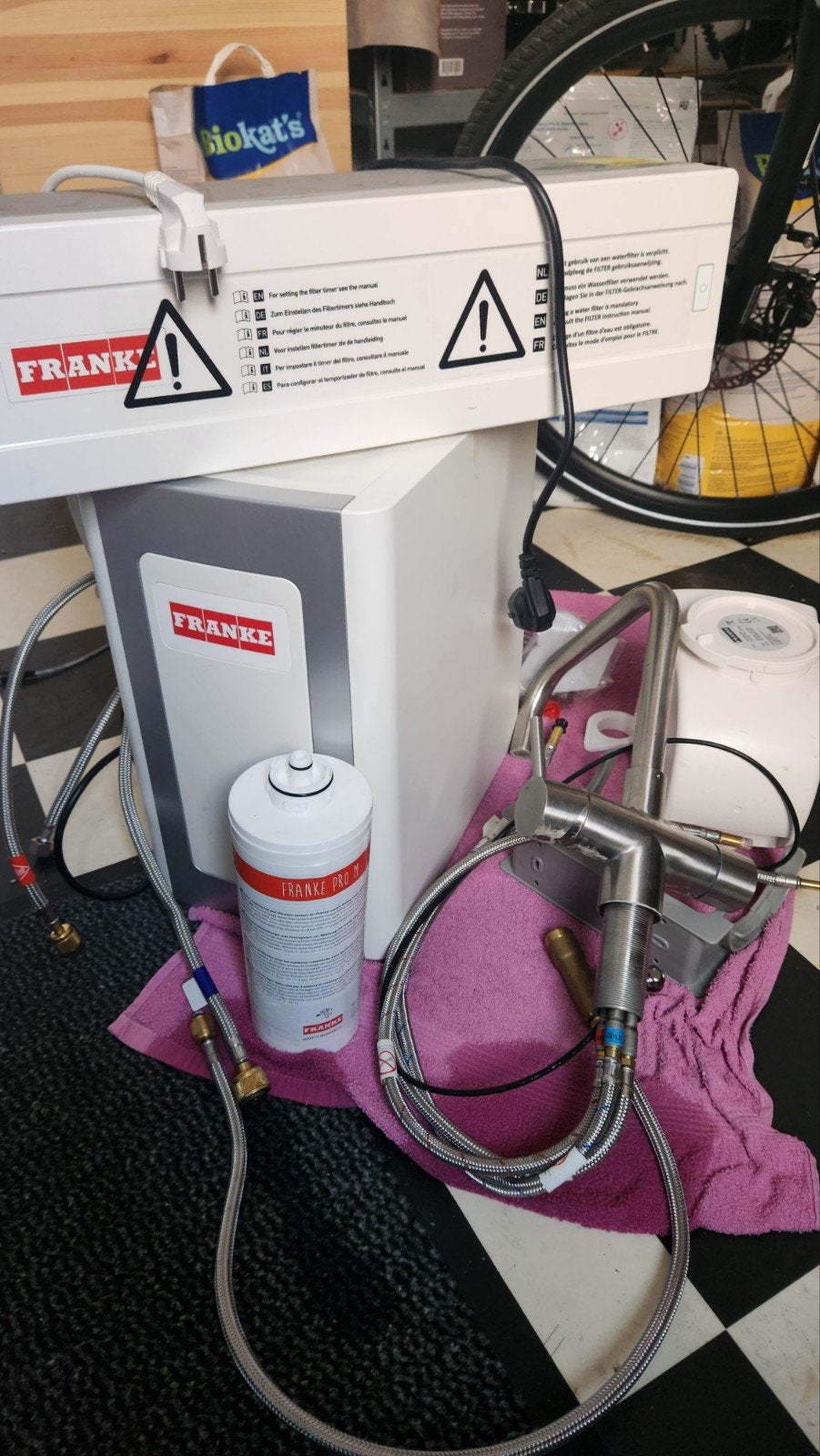 Franke perfect 4 chilled (4 in 1), Ophalen, Niet werkend