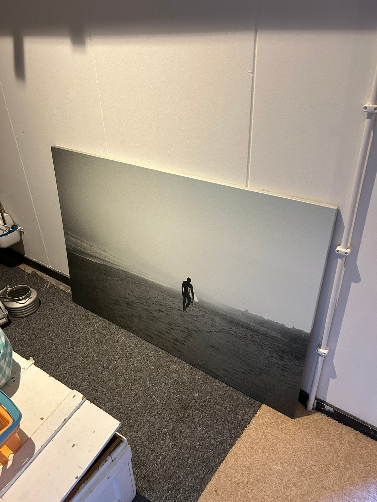 Schilderij strand 120x80, Ophalen