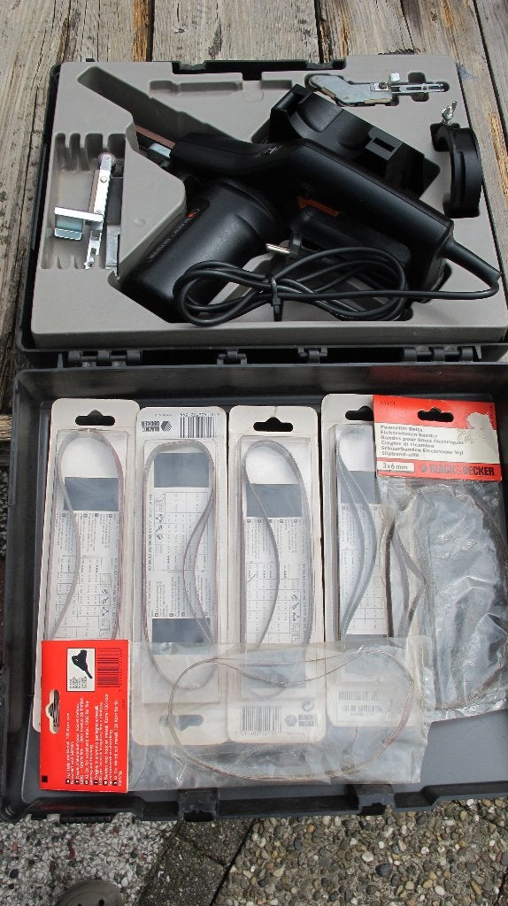 Black en Decker powerfile  BD292 E, Ophalen of Verzenden, Zo goed als nieuw, Minder dan 600 watt, Vlakschuurmachine