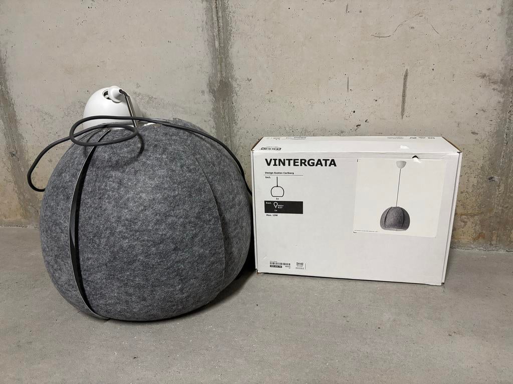 IKEA VINTERGATA vilten hanglamp - Zo goed als nieuw, Huis en Inrichting, Lampen | Hanglampen, Ophalen of Verzenden, Zo goed als nieuw