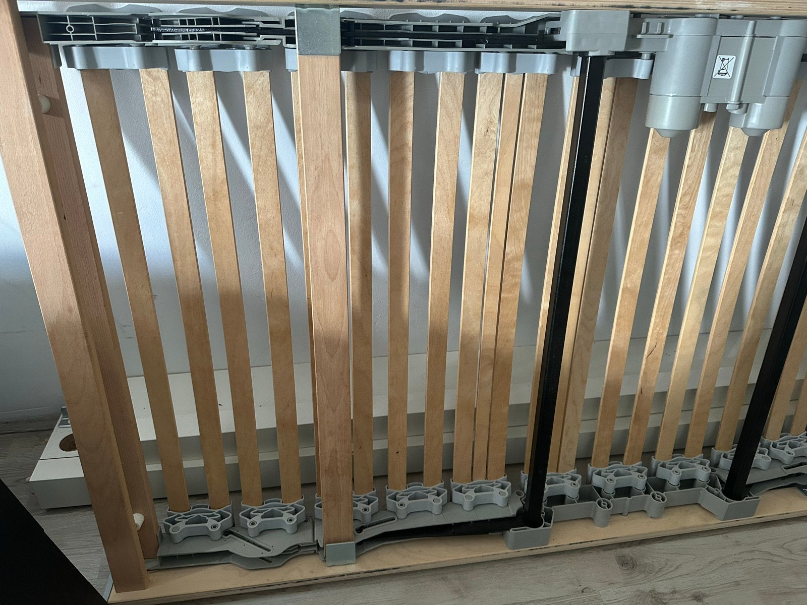 Eenpersoons bed metlattenbodem 90x200 cm, Ophalen, Gebruikt, 90 cm, Eenpersoons