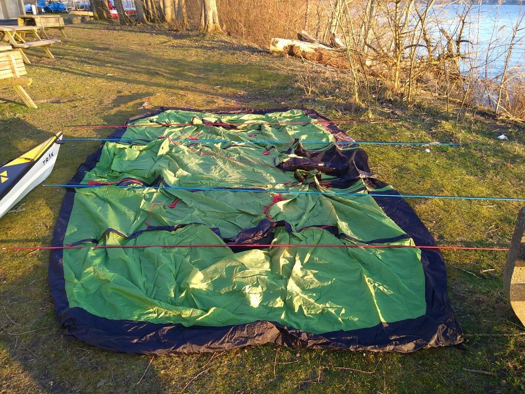Carl Denig Mizar dubbele cabine tent, Caravans en Kamperen, Tenten, Zo goed als nieuw, Ophalen of Verzenden
