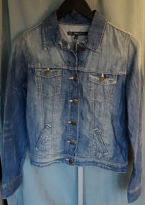 Mooi spijkerjack Oasis jeans - Maat M -40, Maat 38/40 (M), Blauw, Oasis jeans, Ophalen of Verzenden